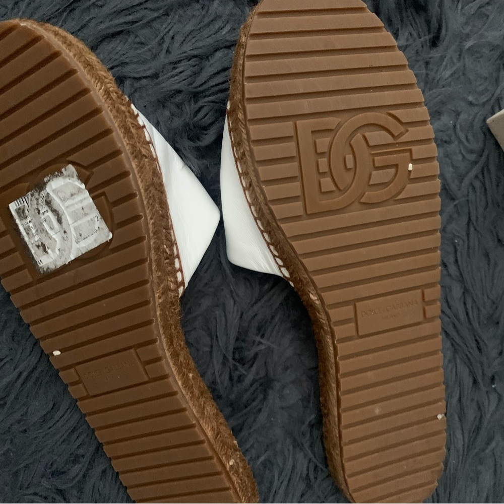 Dolce and Gabbana embellished leather slides size 41 - Picture 13 of 16